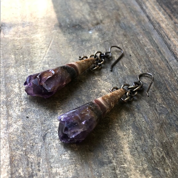 Amethyst Earrings - Picture 4 of 8